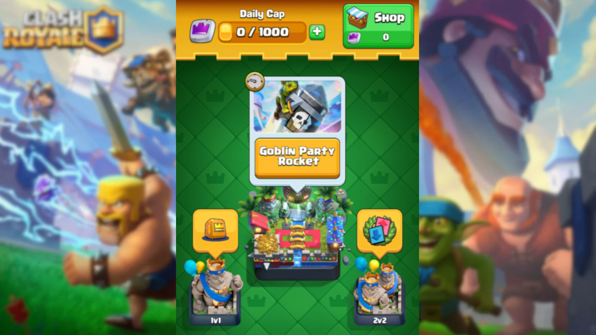 Clash Royale March 2023 update Events Tab Revamp 1v1 2v2 guide news Supercell