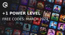 Every Second You Get 1 Power Level Codes march