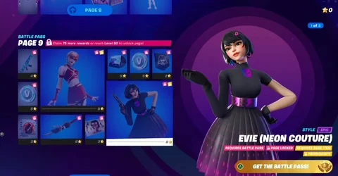 Evie neon couture