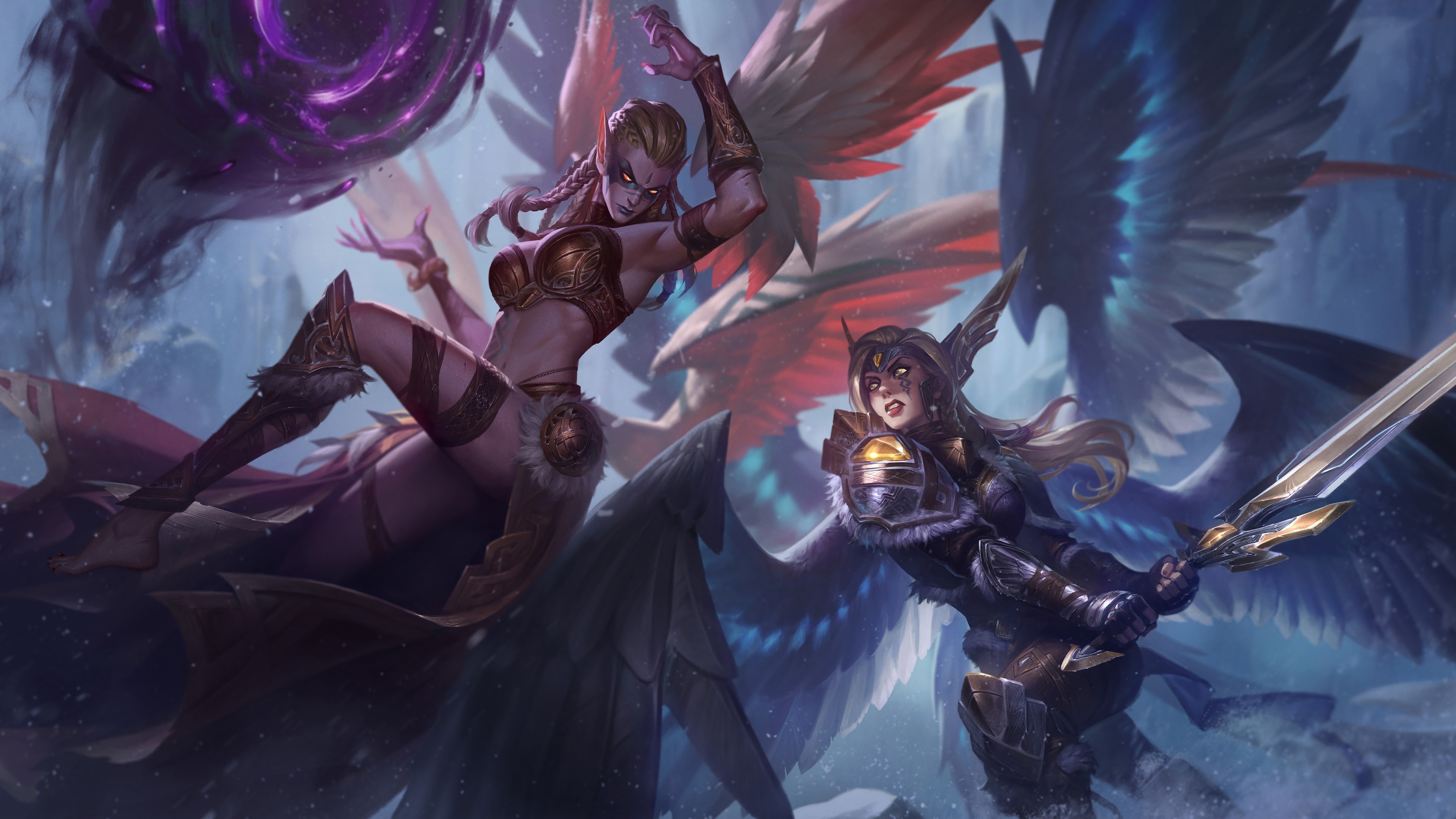 Morgana y Kayle exiliadas