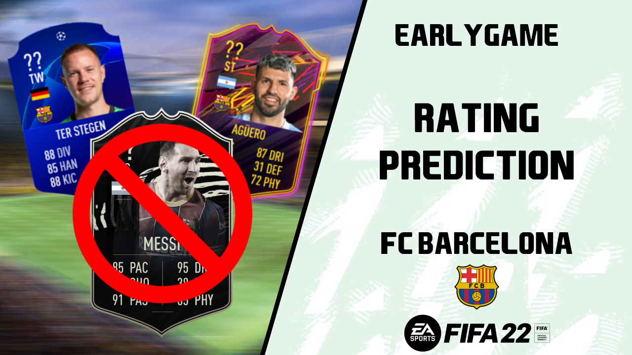 FC Barcelona Rating Prediction Messi Stärke FIFA 22