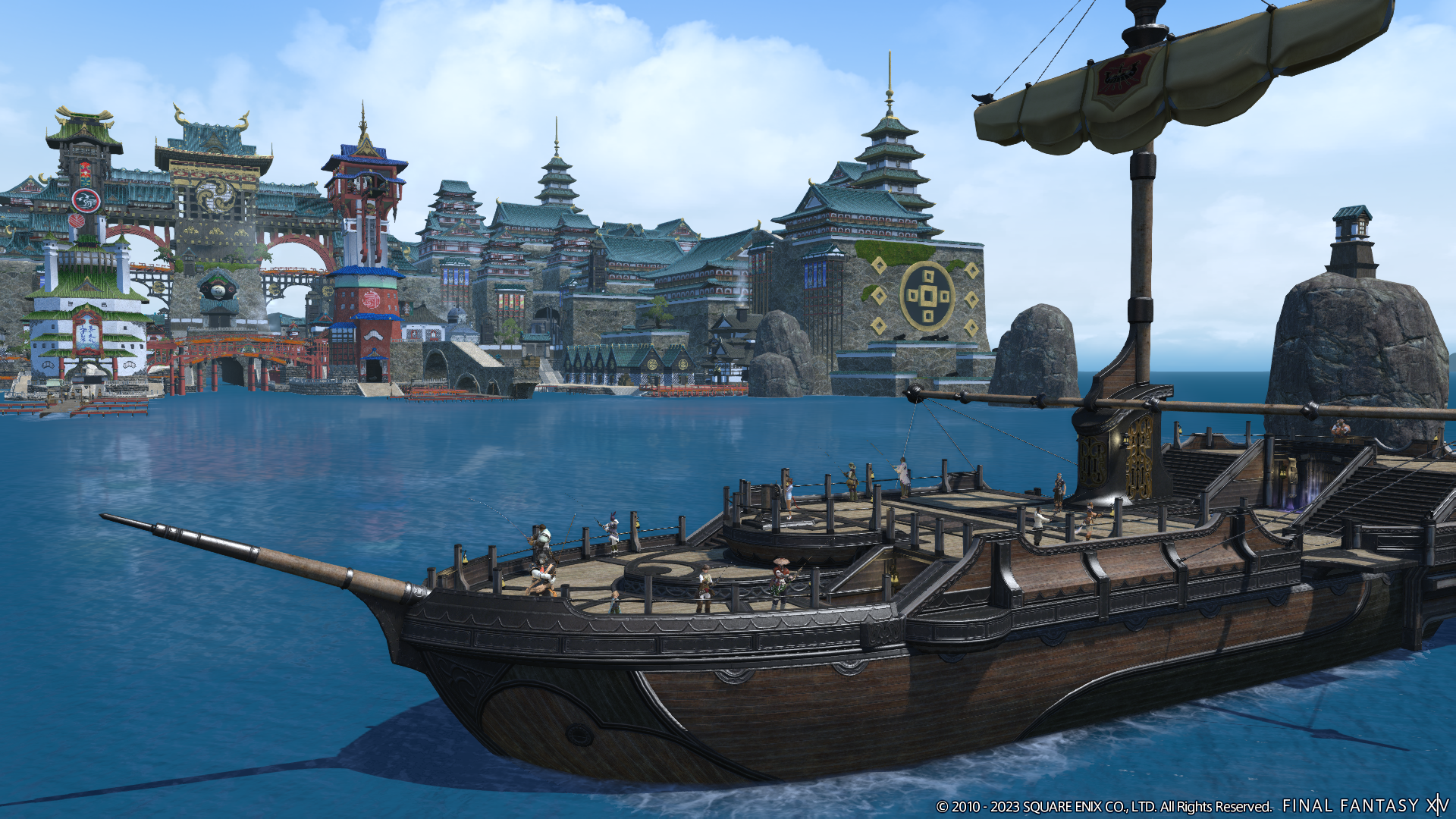 Final Fantasy XIV Online Kugane Tower Port