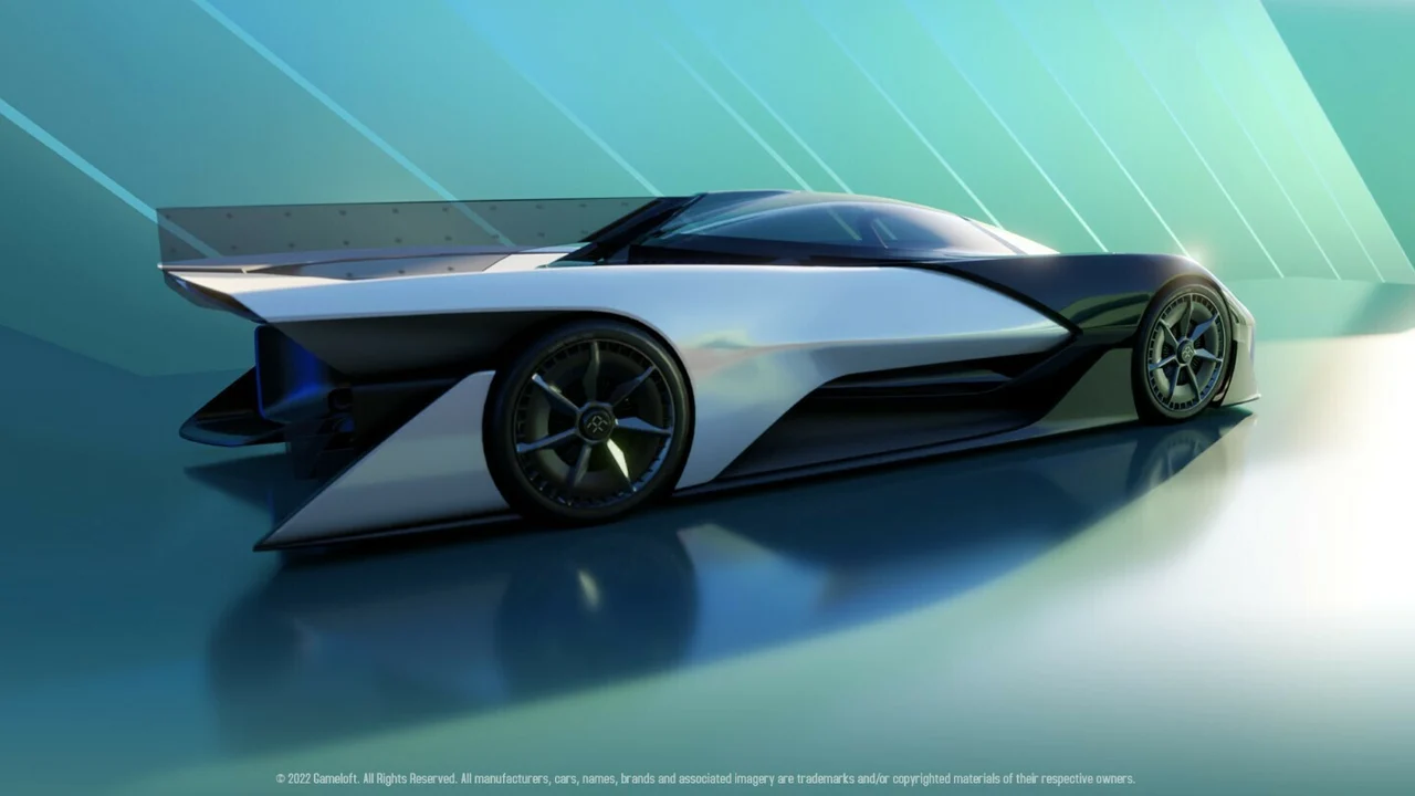 Asphalt 9 Gameloft Faraday Future FFzero1 and FF 91 Futurist Cars updates