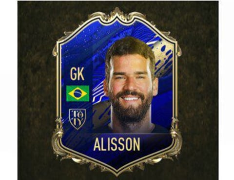 FIFA 20 Team of the year Allison Becker Liverpool FC