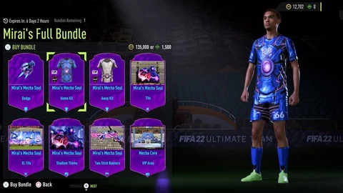 FIFA 22 Anime Mirai Bundle FUT Ultimate Team Shop