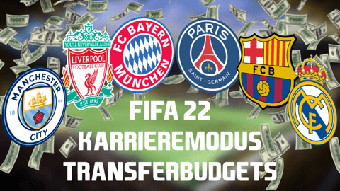 FIFA 22 Karrieremodus Transferbudgets