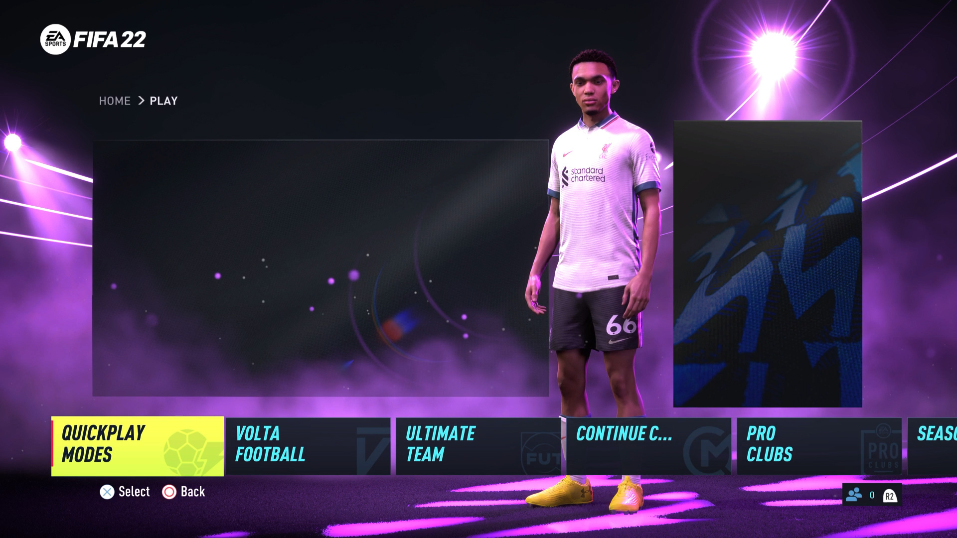 FIFA 22 MAIN MENU