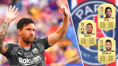 FIFA 22 Messi neuer Verein Transfer Vertrag Rating PSG