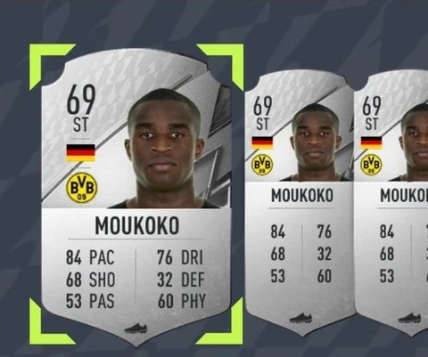 FIFA 22 Moukoko FUT Ratings