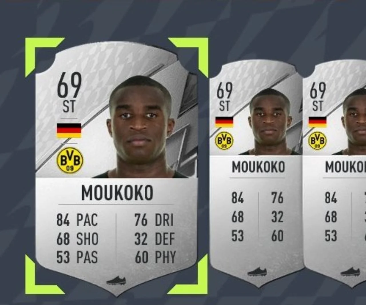 FIFA 22 Moukoko Ratings FUT