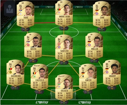 FIFA 22 Nkunku POTM SBC Team 3