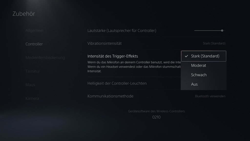 FIFA 22 PS5 adaptive Trigger Vibration ausschalten