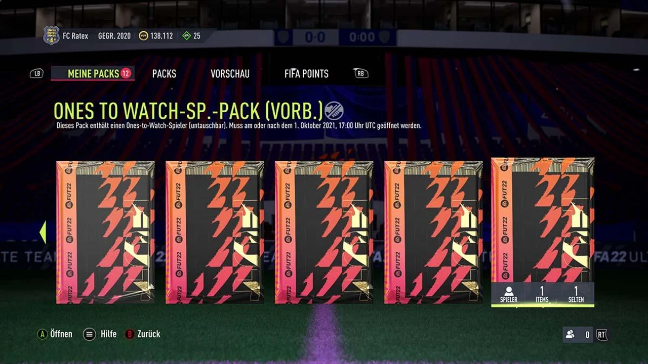 FIFA 22 55k Rare Mega Pack Ultimate Team