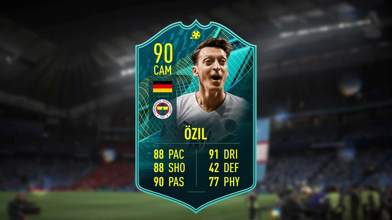 Mesut Özil Player Moments SBC FIFA 22 Ultimate Team Cheapest Solution