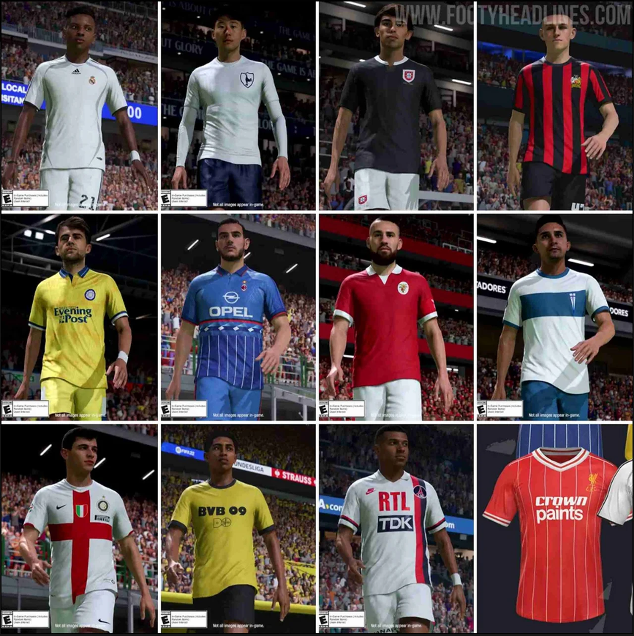 Equipaciones Retro FIFA 22