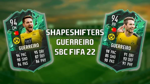 FIFA 22 Shapeshifters Guerreiro SBC Header