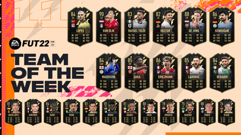 FIFA 22 TOTW 10 Team of the Week