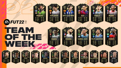 FIFA 22 TOTW 2 Benzema Gabriel Jesus