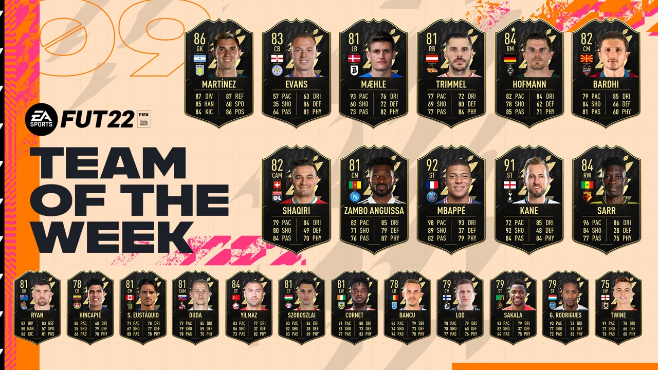 FIFA 22 TOTW 9