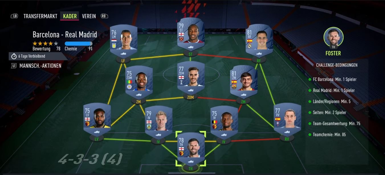 FIFA 22 Ultimate Team Real Madrid Barcelona