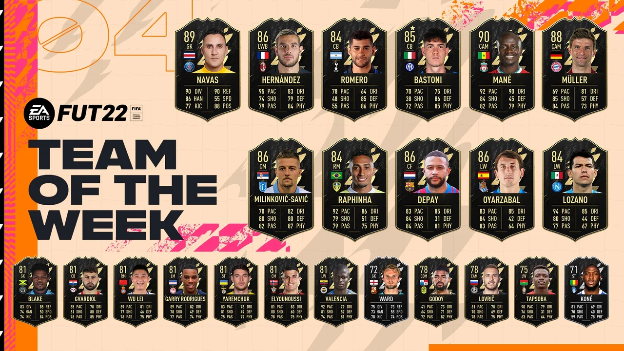 FIFA 22 TOTW Team 4