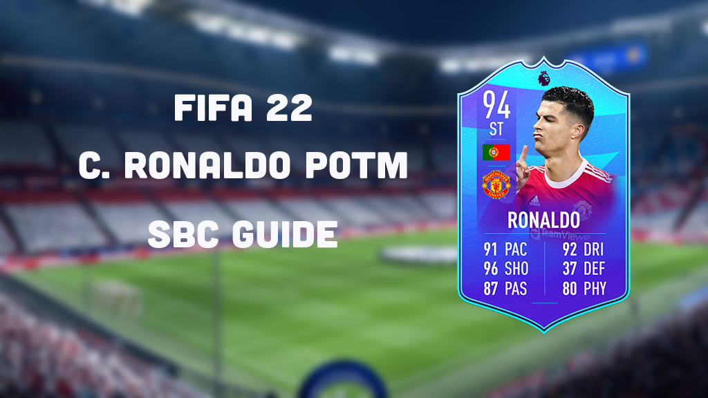 FIFA 22 ronaldo banner