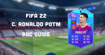 FIFA 22 ronaldo banner