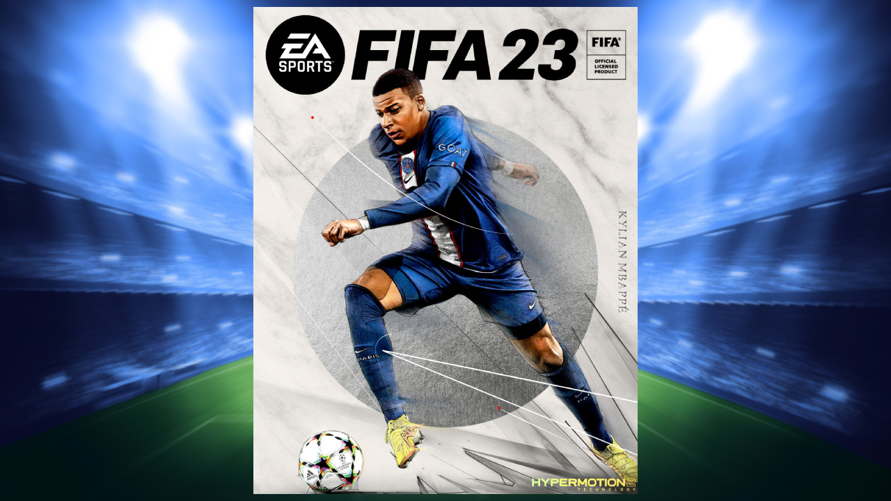 Kylian Mbappé en la portada de FIFA 23