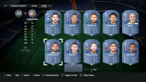 FIFA 23 PSG Ratings