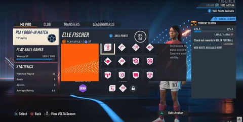 FIFA 23 Pro Clubs Menu