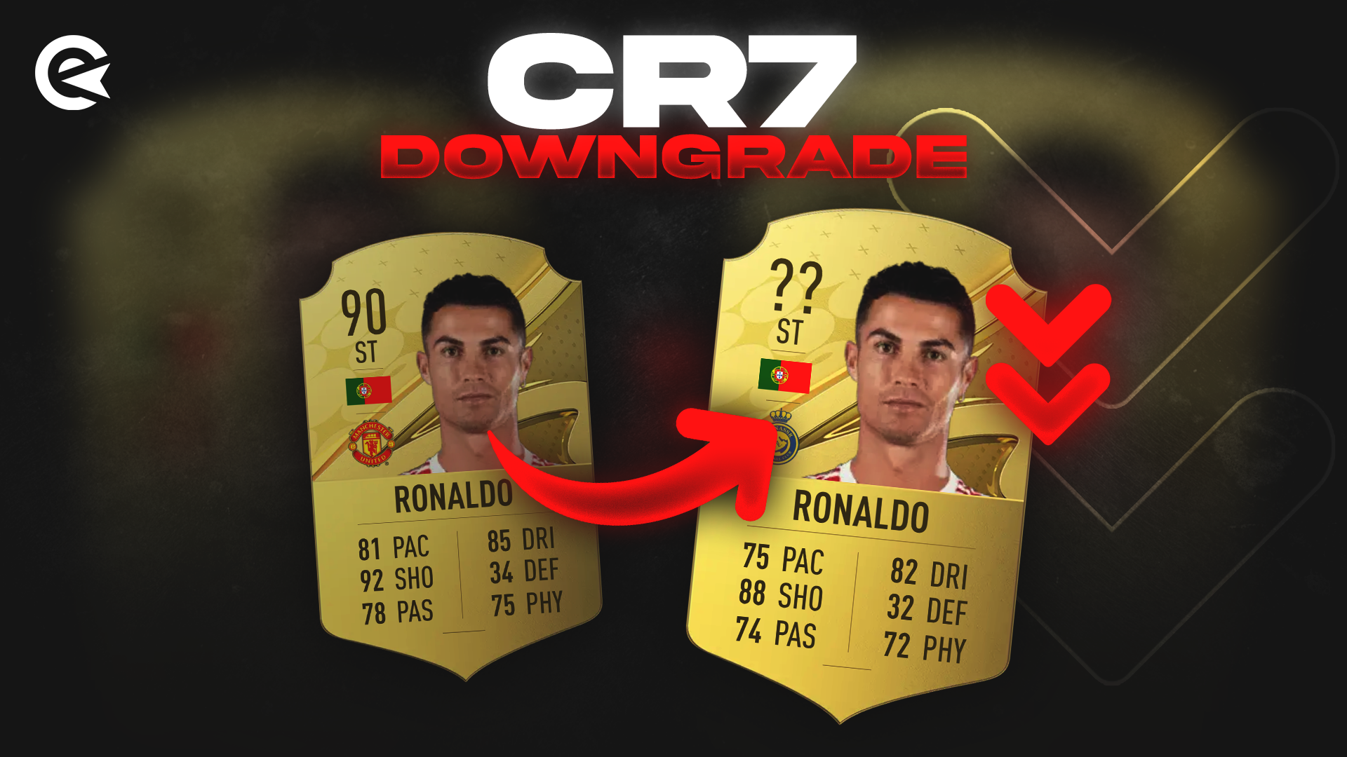 Ronaldo Downgrade FIFA 23