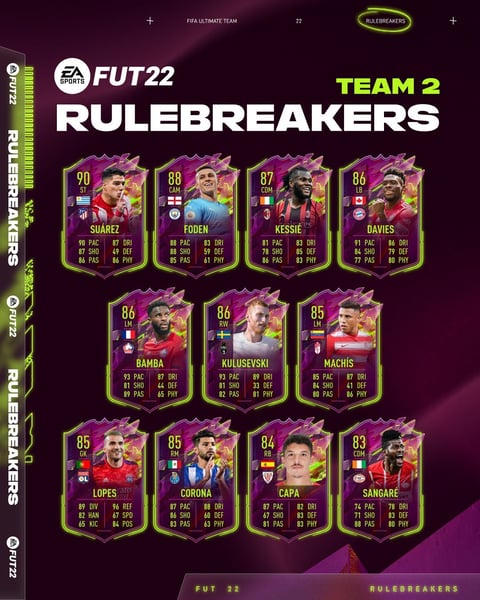 FIFA Rulebreakers Team 2 Nov 5