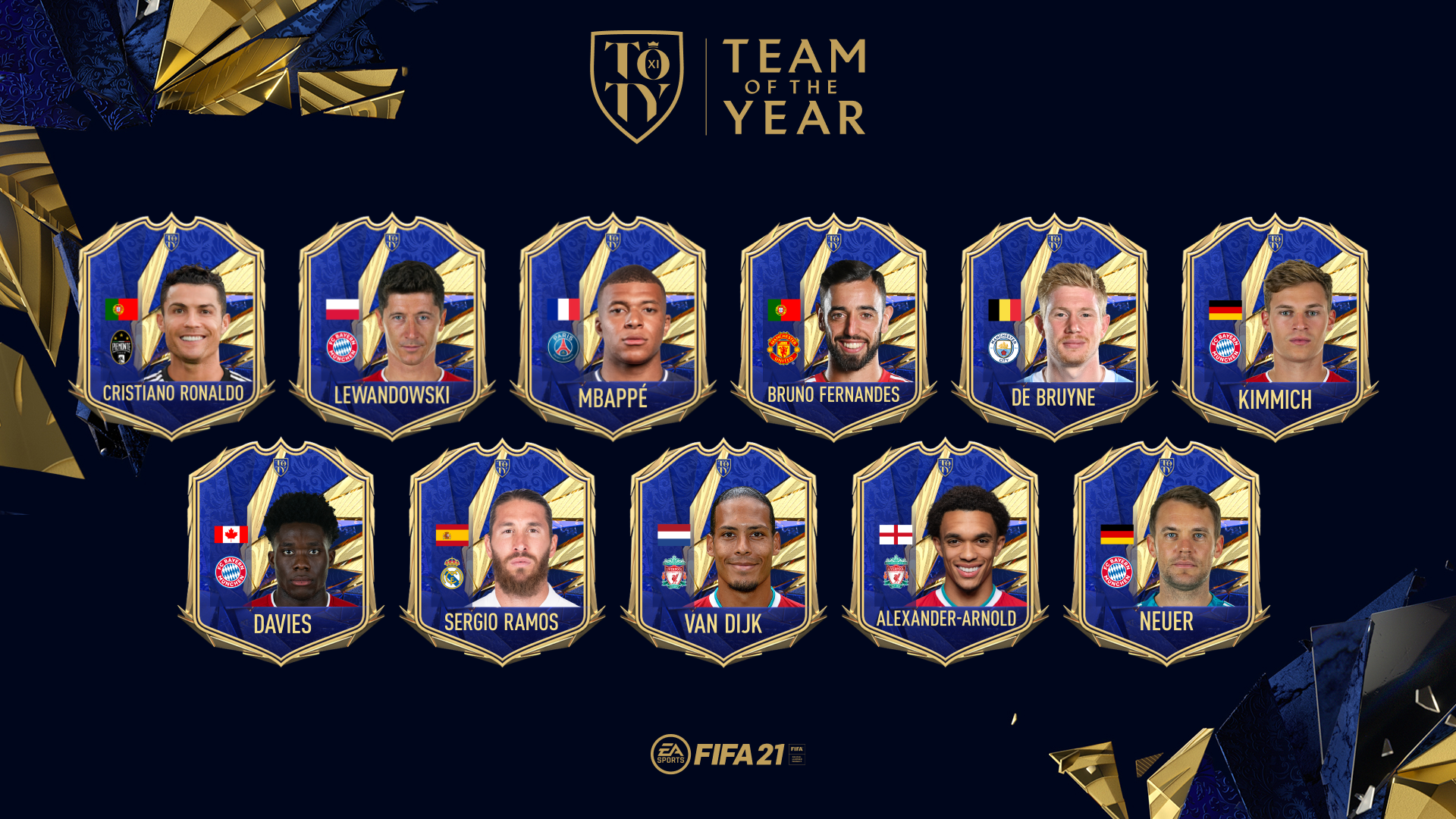 FIFA 21 TOTY announced