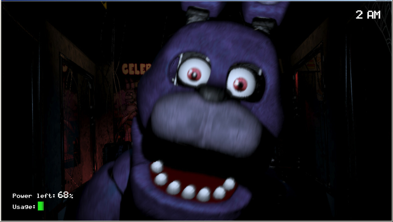 Five Nights at Freddy's Ingame Screenshot: Bonnie