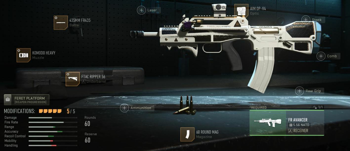 FR Avancer warzone 2 meta season 5 reloaded