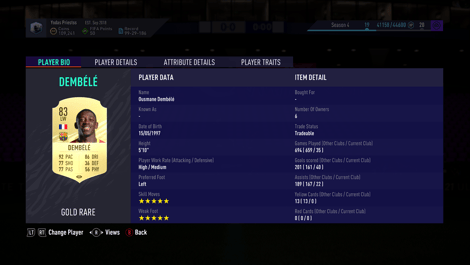 FUT 21 Dembele Card