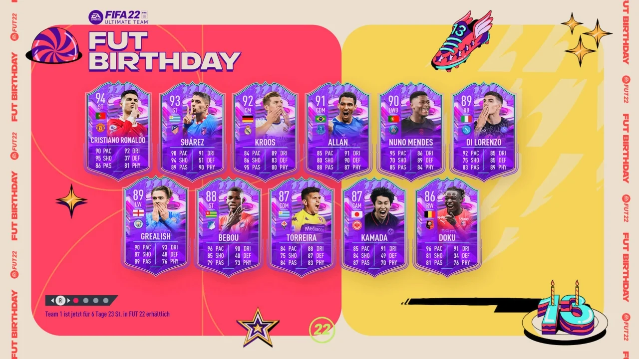 FUT Birthday Team 1 FIFA 22