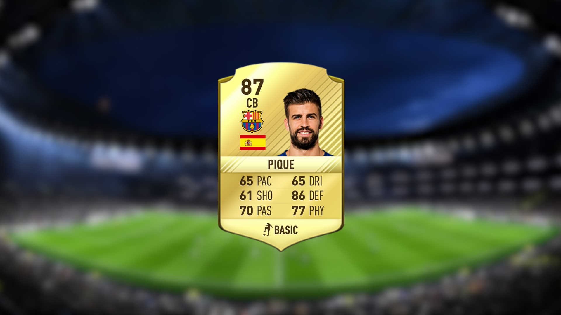 FUT History Pique FIFA 17