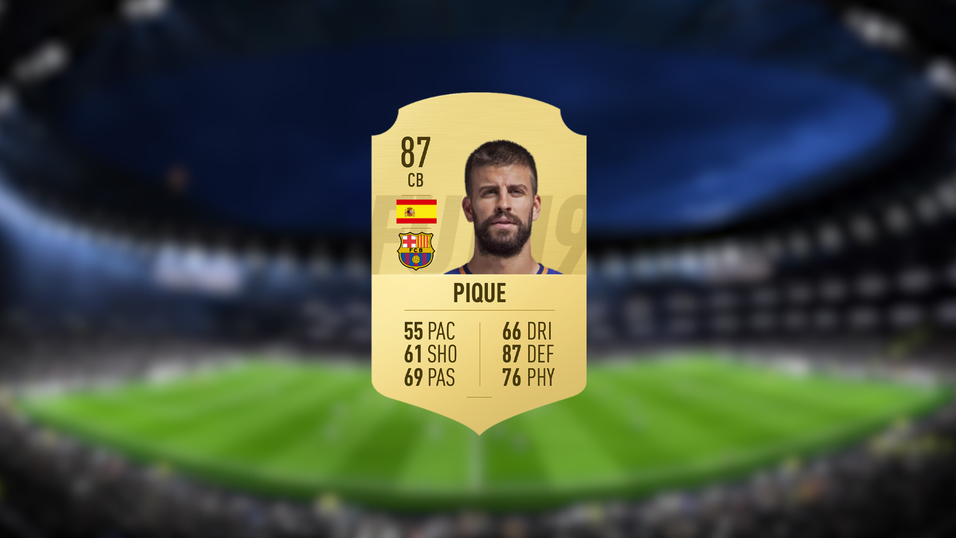 FUT History Pique FIFA 19