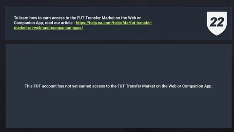 FUT Transfer Market No Access