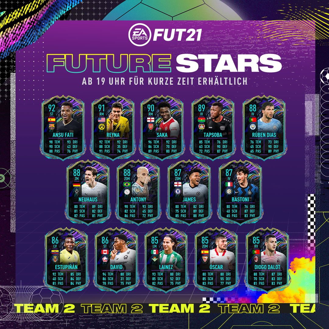 FUT21 Future Stars Squad 1x1