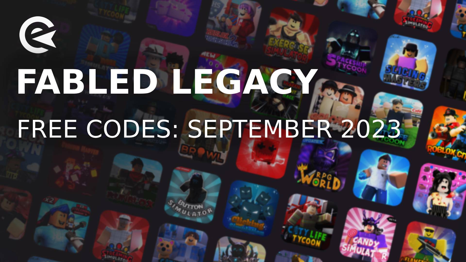 Fabled legacy codes september 2023