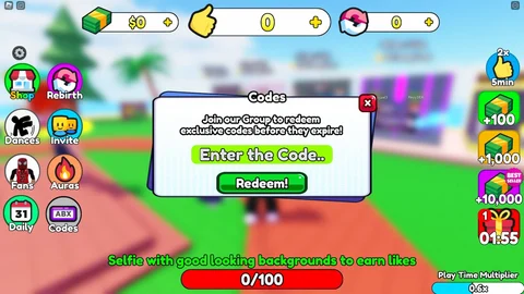 Famous Simulator how to redeem codes