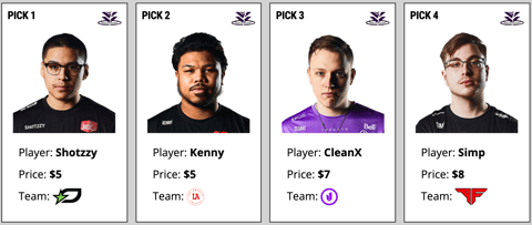 Fantasy Picks Major 2