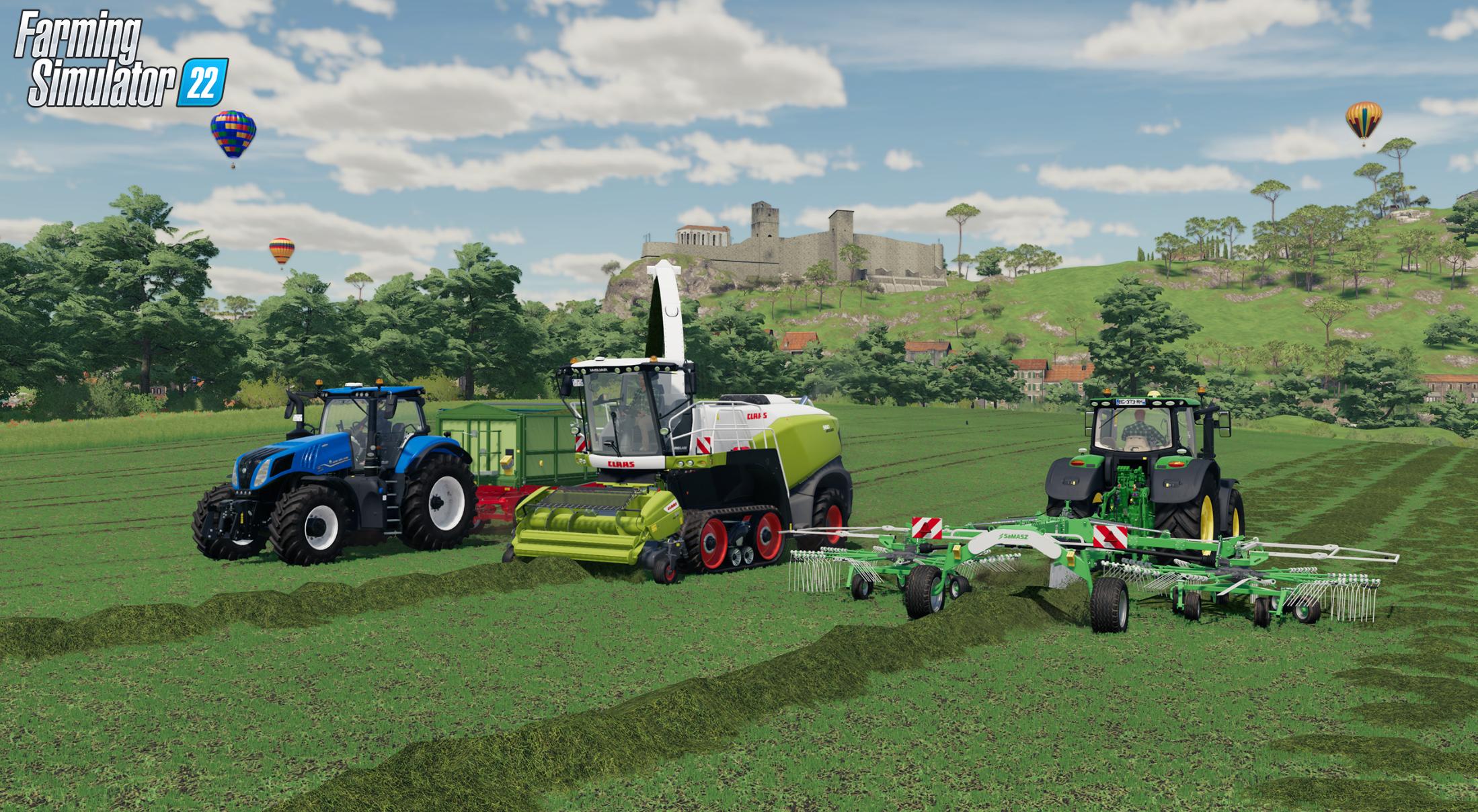 Farming Simulator 22: Gestiona tu propia granja con diversas tareas agrícolas.