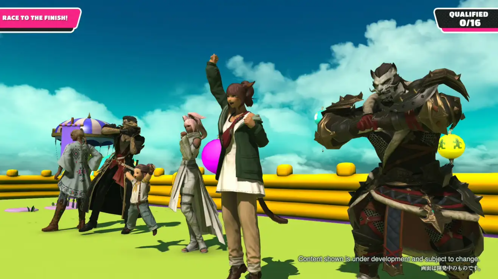 Final Fantasy 14 Online: There is a collaboration between Fall Guys and Final Fantasy 14