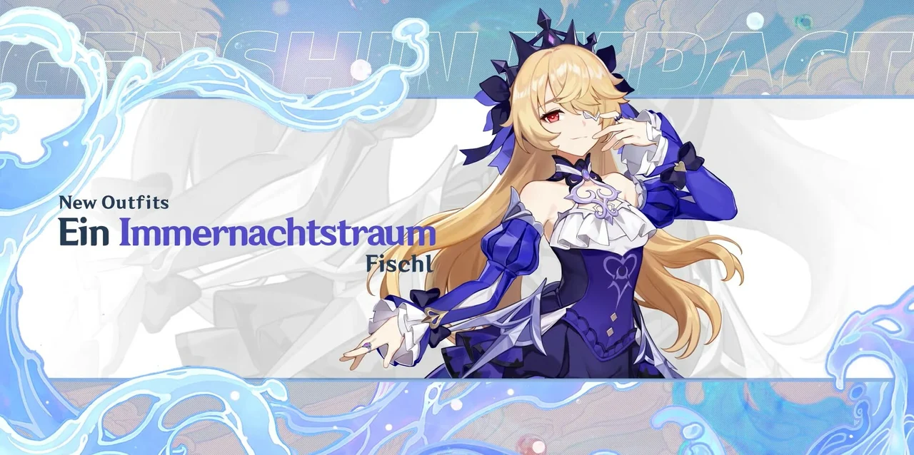 Ein Immernachtstraum Fischl outfit Genshin Impact Summer Fantasia