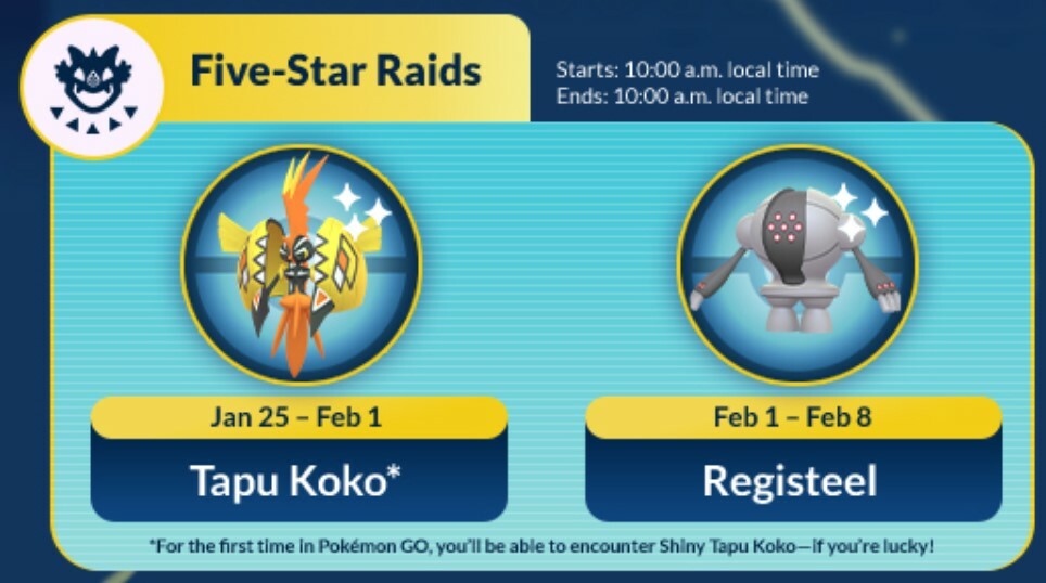 Pokémon GO February 2023 Content Update Five-Star Raids Guide Niantic