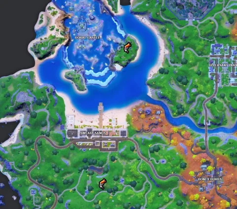 Flare Gun Locations Fortnite Season 6