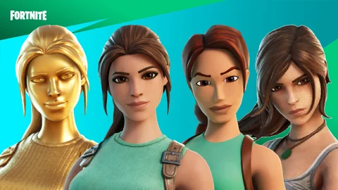 Fortnite All Lara Croft Styles